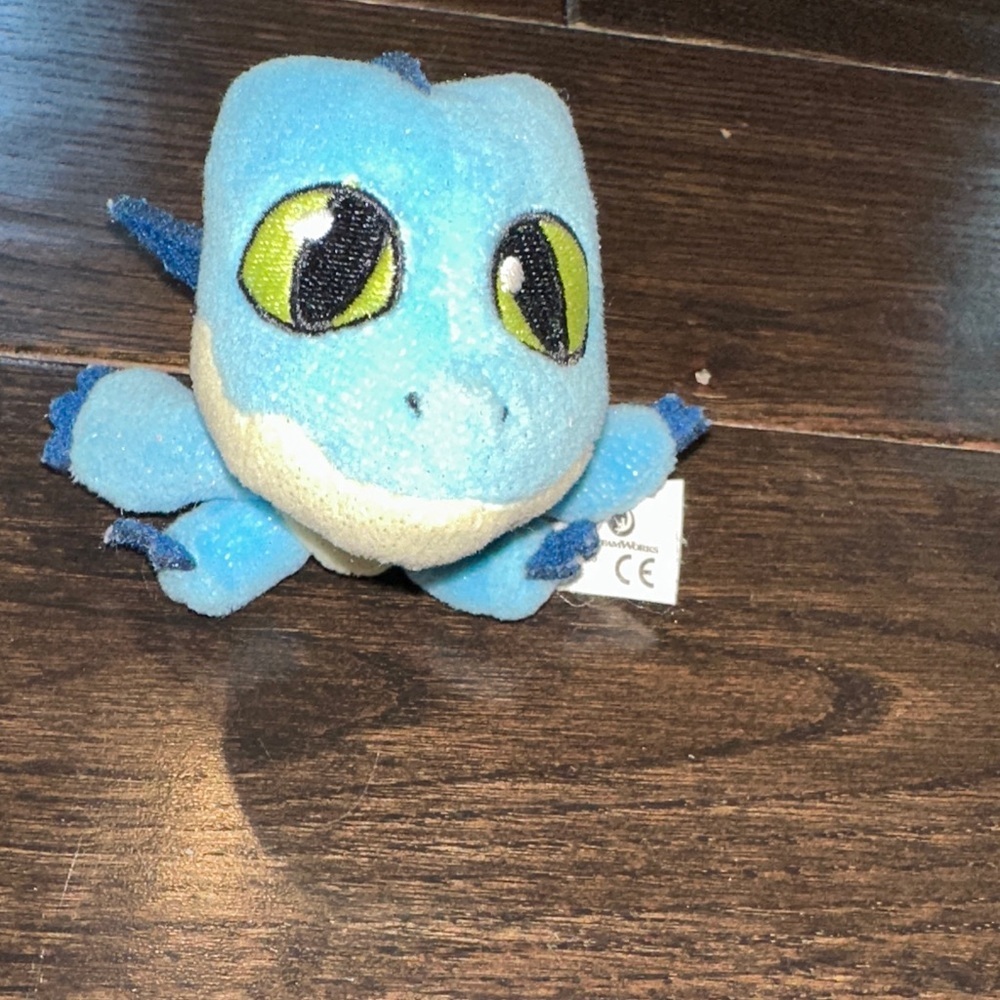 Dreamworks rescue riders winger mini blue Plush 3 inch Dinosaur dragon